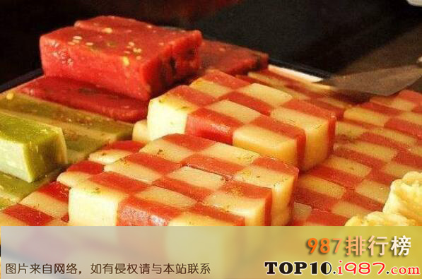 十大江苏苏州特产糕点之苏州猪油糕