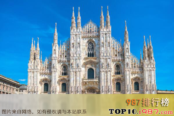 十大世界最著名的天主教堂之米兰大教堂