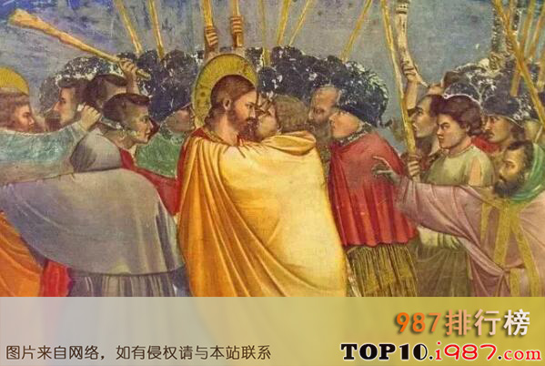 十大基督教著名画作之犹大之吻