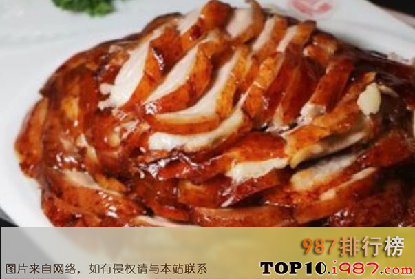 十大美食介绍之北京烤鸭