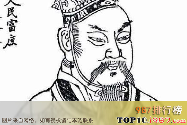十大汉朝最出名的皇帝之汉景帝：刘启