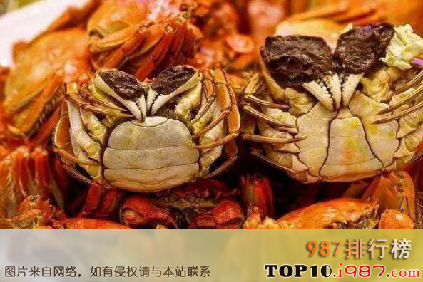 十大最好吃的螃蟹之盘锦河蟹