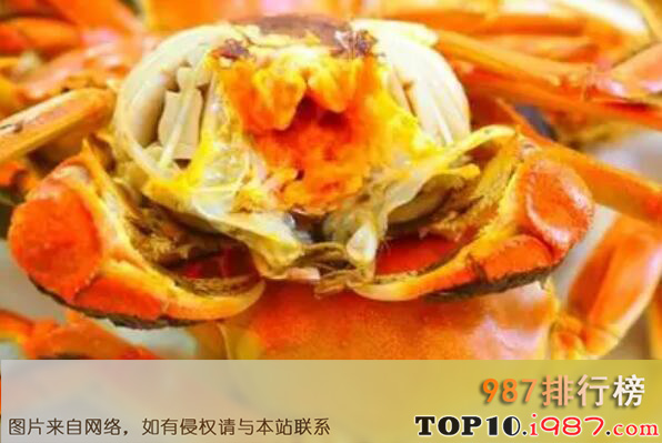 十大最好吃的螃蟹之七里海河蟹
