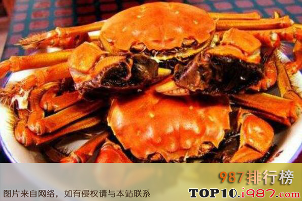 十大最好吃的螃蟹之崇明老毛蟹