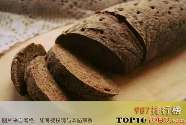 十大世界最经典的包点之黑面包