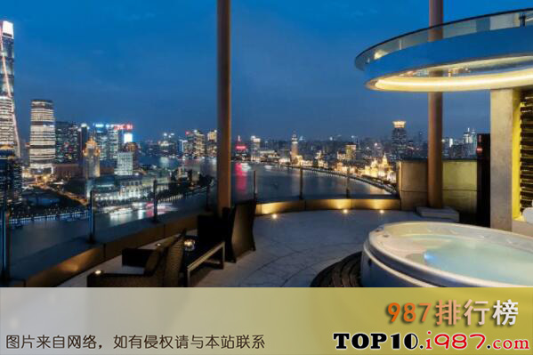 十大世界最高的顶级酒店之上海金茂君悦大酒店