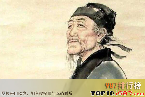 中国古代最厉害的十大著名诗人之杜甫
