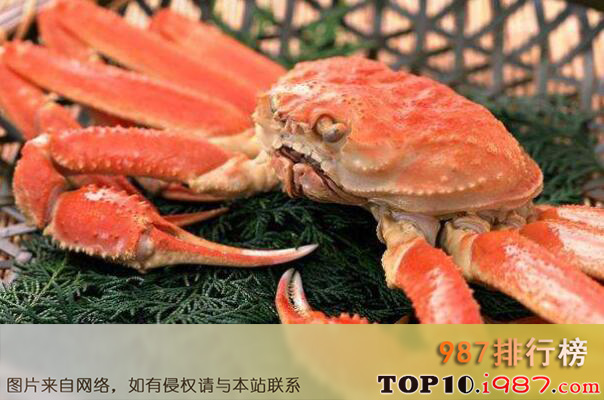 十大世界上最大的螃蟹之雪蟹