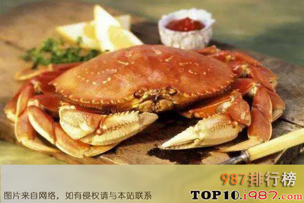 十大世界上最大的螃蟹之首长黄道蟹