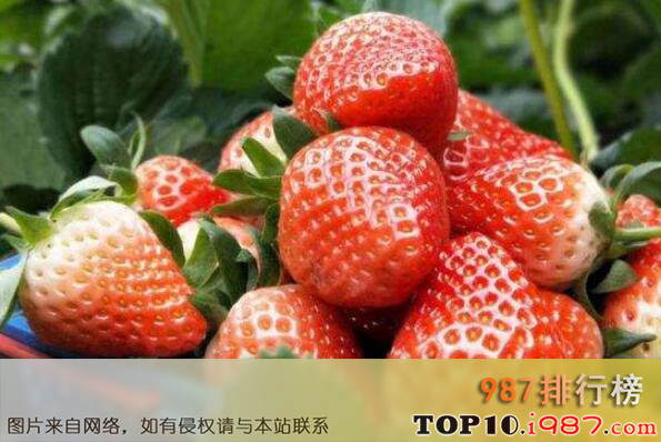 十大对身体有益的水果之草莓