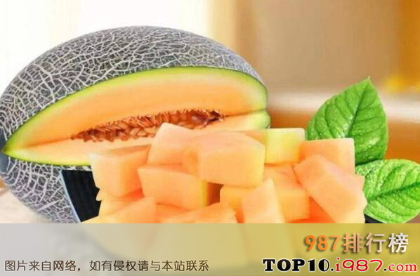 十大最受欢迎的水果之哈密瓜