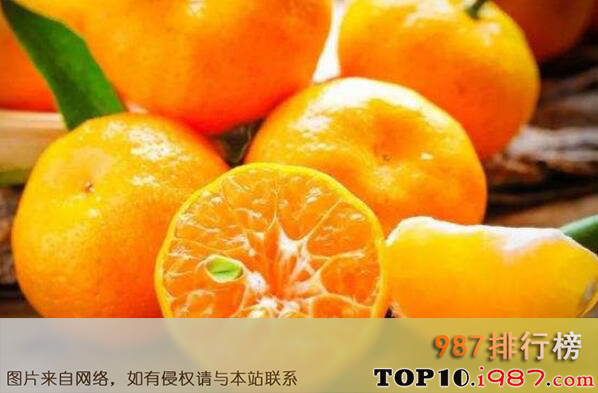 十大最受欢迎的水果之橘子