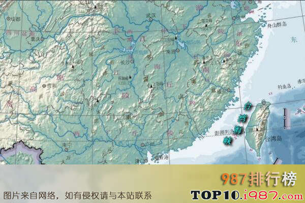 十大世界著名海峡之台湾海峡