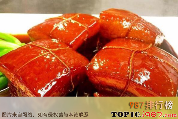 十大浙江代表菜之东坡肉