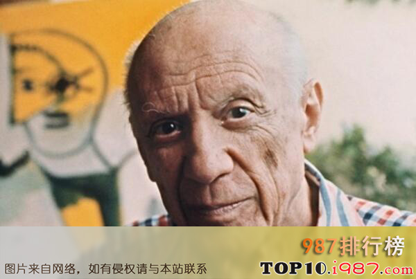 十大世界知名画家之毕加索