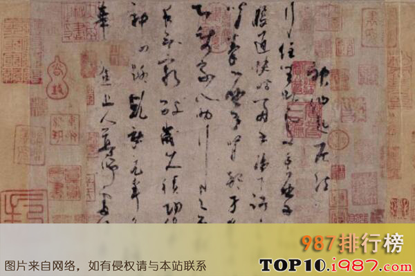 十大故宫博物馆禁止出境展览文物之杨凝式《神仙起居法帖》卷