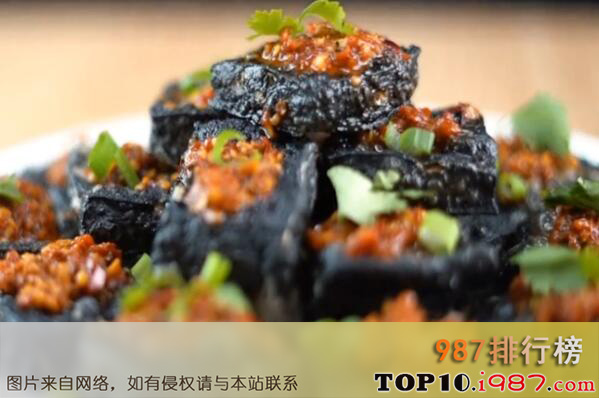 十大湖南最有名的小吃之长沙臭豆腐