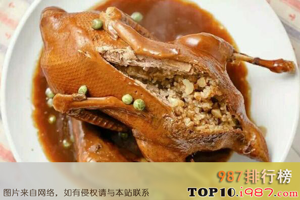 十大上海名菜之八宝鸭