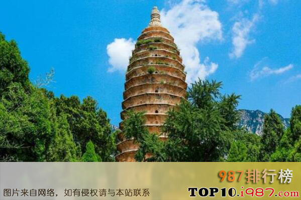 十大最著名古建筑之嵩岳寺塔