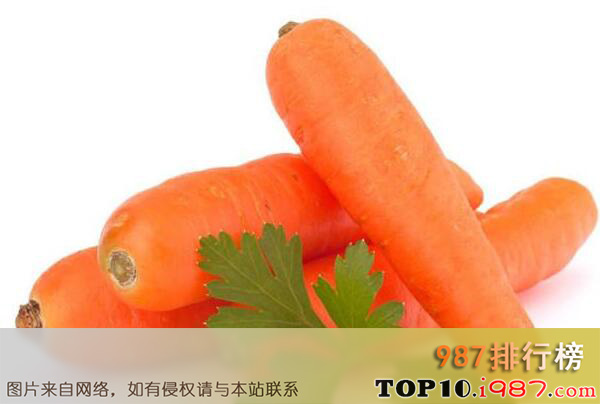 十大最补脑的食物之胡萝卜