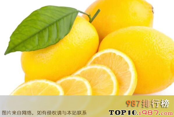 十大最有效防晒的水果之柠檬