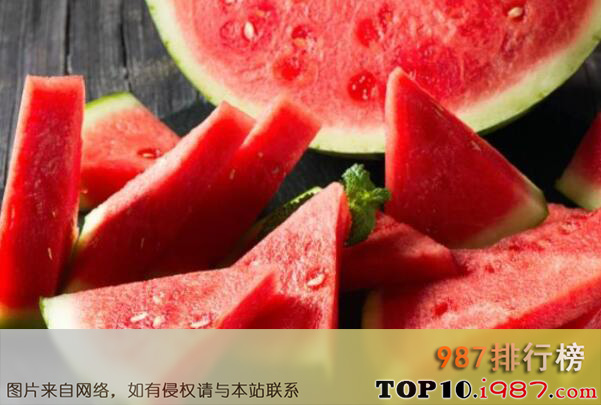 十大最有效防晒的水果之西瓜
