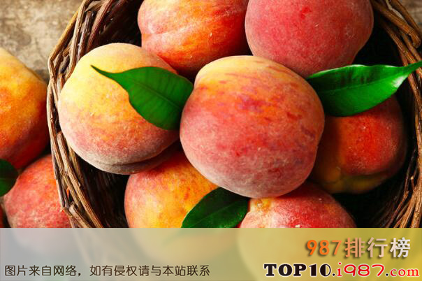 十大最有效防晒的水果之桃子