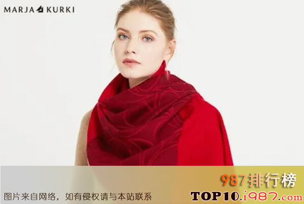 十大女士围巾品牌之marja kurki玛丽亚·古琦