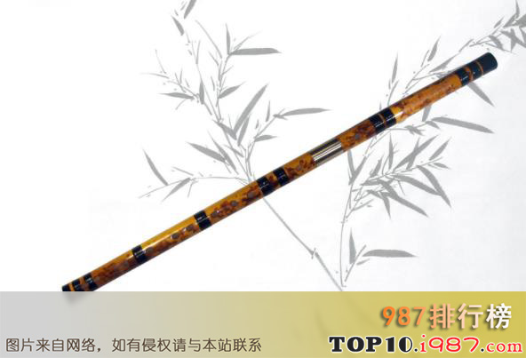 十大最受欢迎乐器上榜之竹笛