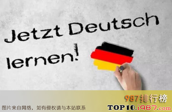 十大世界最具影响力的语言之德语