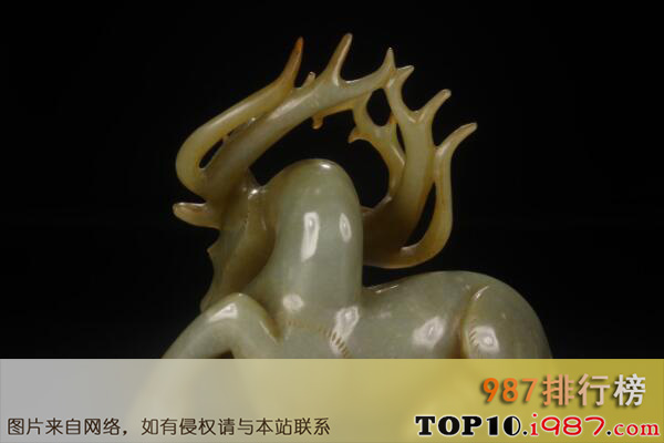 十大宋朝最具代表性的玉器之青玉圆雕卧鹿