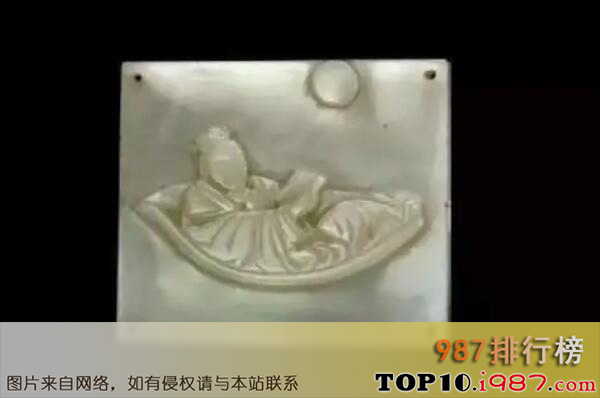 十大宋朝最具代表性的玉器之人物纹玉带板
