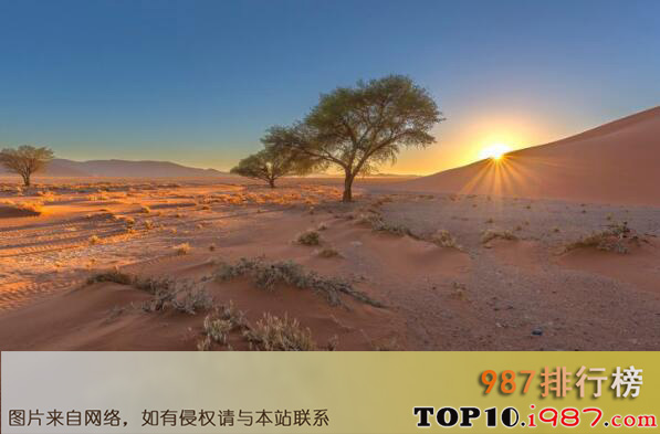 十大世界最大的沙漠之卡拉哈里沙漠