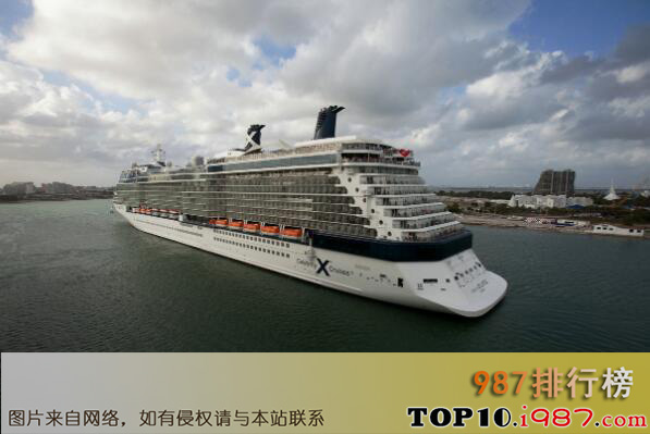 十大世界知名邮轮品牌之celebritycruises名人游轮