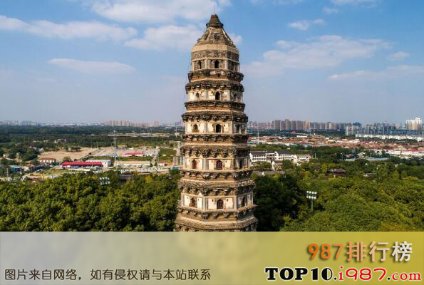 中国最美十大古塔之虎丘塔