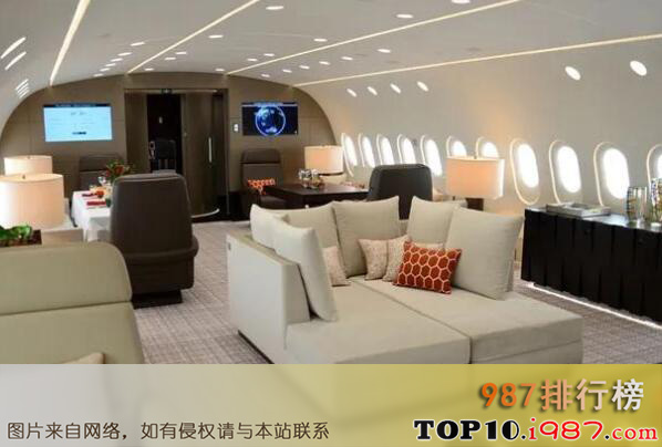 十大世界最豪华的私人飞机之波音767-33a(er)