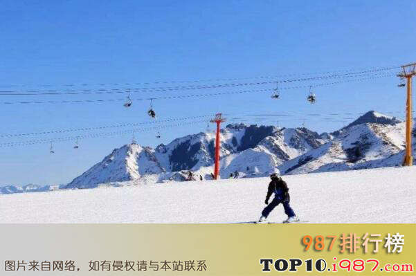 十大最出名的滑雪度假村之天山天池国际滑雪场