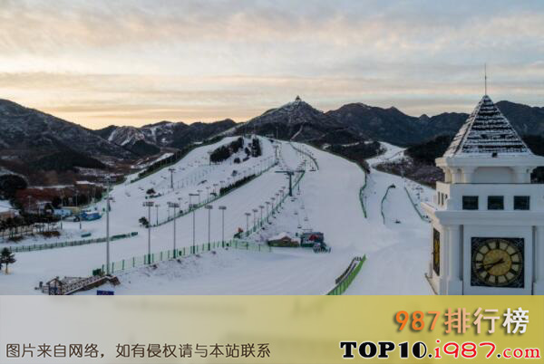 十大最出名的滑雪度假村之北京南山滑雪场