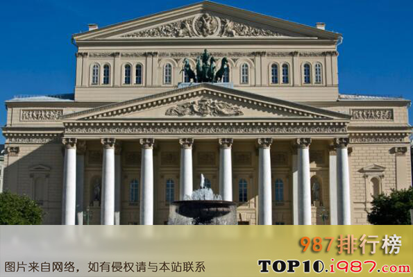 十大世界最著名的歌剧院之莫斯科大剧院