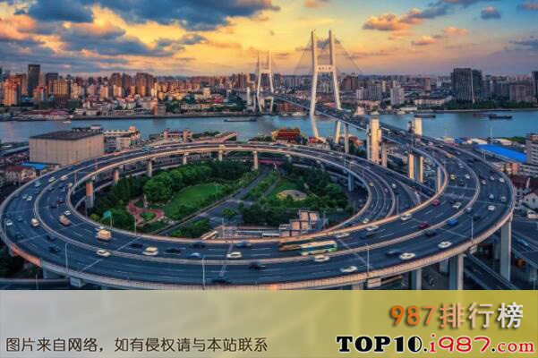 十大上海最著名的现代桥梁之南浦大桥