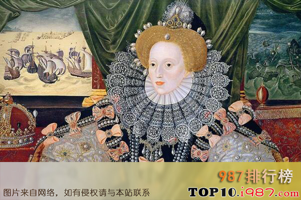 十大世界著名女性统治者之伊丽莎白一世