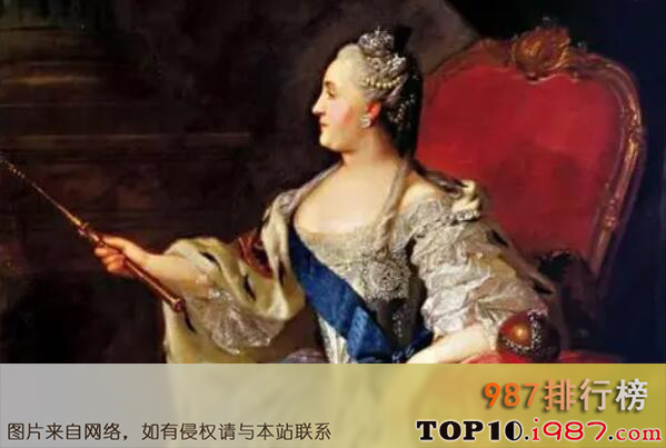 世界十大著名女性统治者之叶卡捷琳娜二世