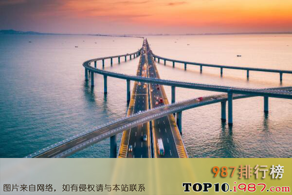 十大最长的跨海大桥之胶州湾跨海大桥