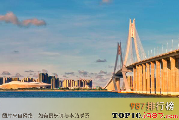 十大最长的跨海大桥之湛江海湾大桥