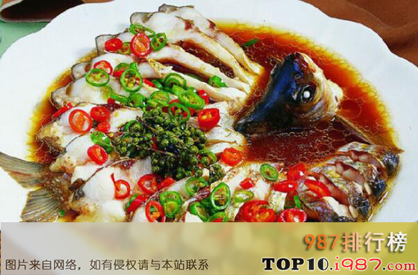 十大最出名的名菜之清蒸武昌鱼