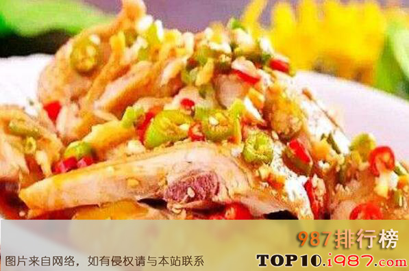 十大最出名的名菜之东安子鸡