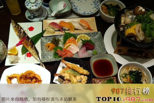 世界十大美食国家排名之日本