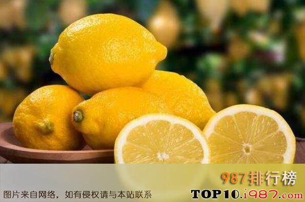 十大降血压的水果之柠檬