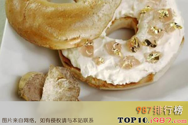 十大世界最昂贵的名菜之白松露面包圈