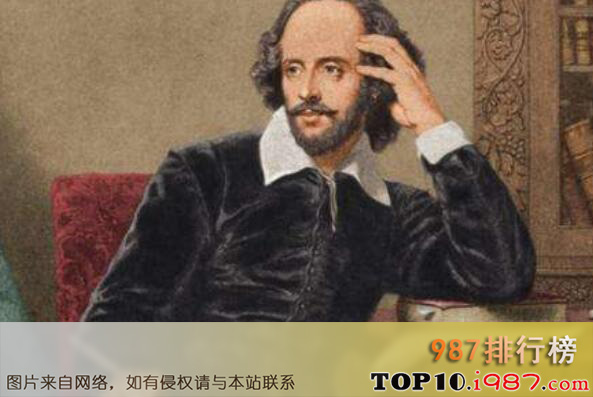 十大世界最好的作家之莎士比亚